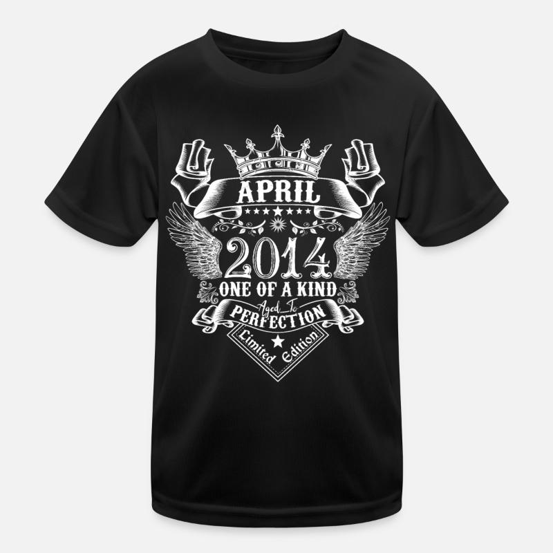April 2014 anniversary April 2014 April Kids Functional T-Shirt