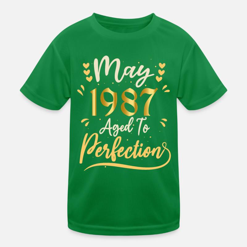 Mai 1987 Mai-Jubiläum Mai 1987 Kinder Funktions-T-Shirt