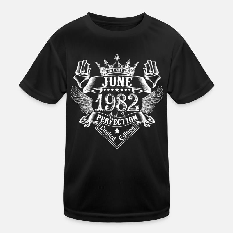 June 1982 | June 1982 anniversary 1982 Kids Functional T-Shirt