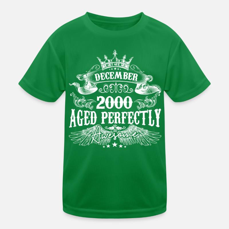 Dezember 2000 Jubiläum 2000 Dezember Kinder Funktions-T-Shirt
