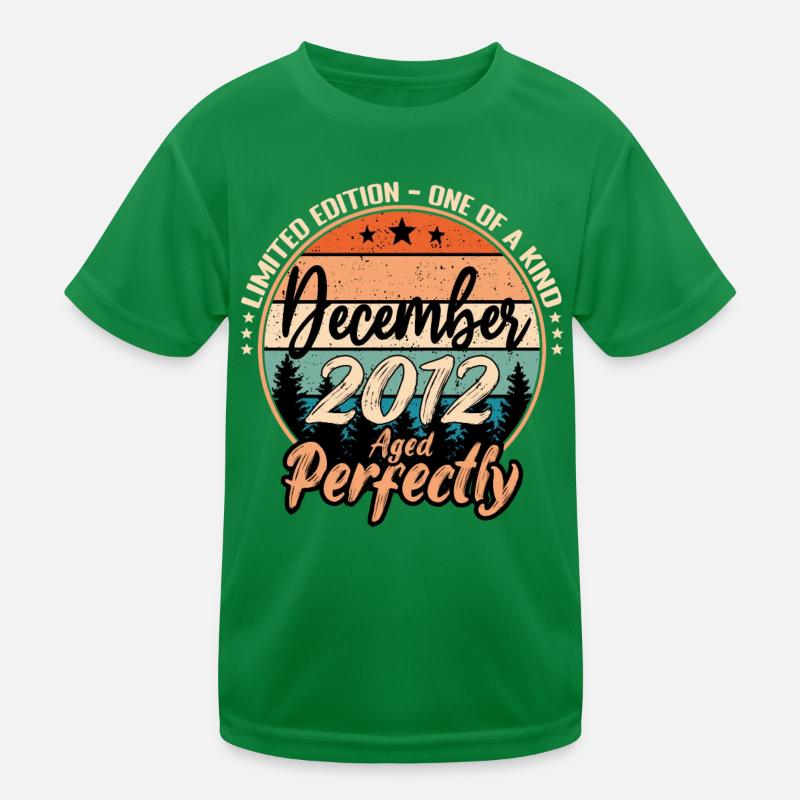 Décembre 2012 anniversaire 2012 légendes Décembre T-shirt sport Enfant