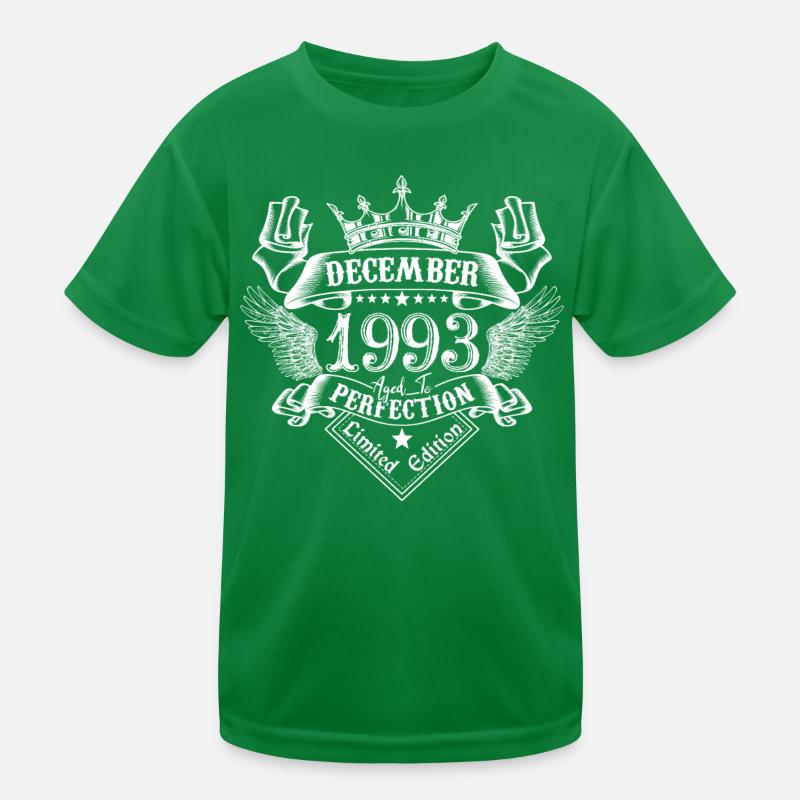Dezember 1993 | Dezember 1993 Jubiläum 1993 Kinder Funktions-T-Shirt