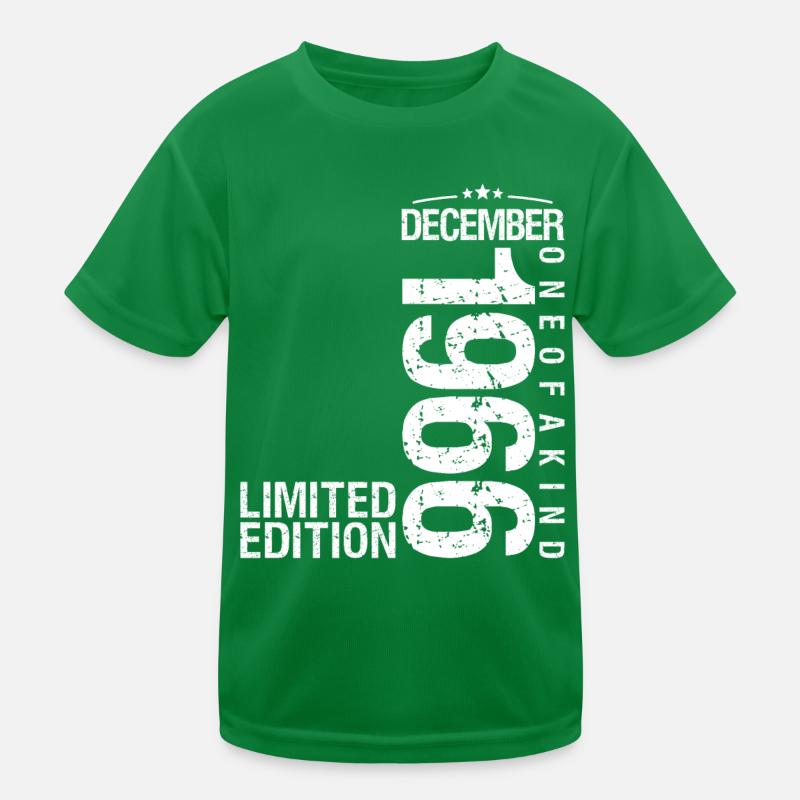 Décembre 1966 Décembre anniversaire December 1966 T-shirt sport Enfant