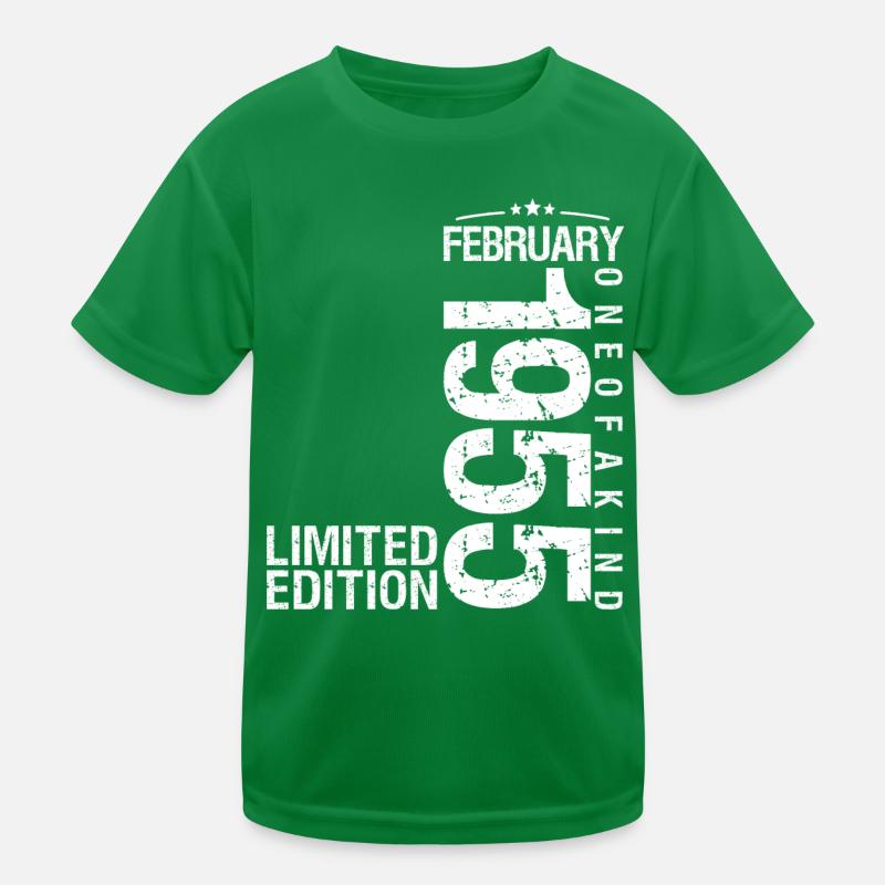 Février 1955 Février anniversaire Février 1955 T-shirt sport Enfant