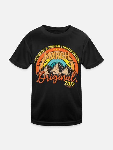 Mars 2017 Mars anniversaire 2017 Mars Originale - T-shirt sport Enfant - noir - Devant