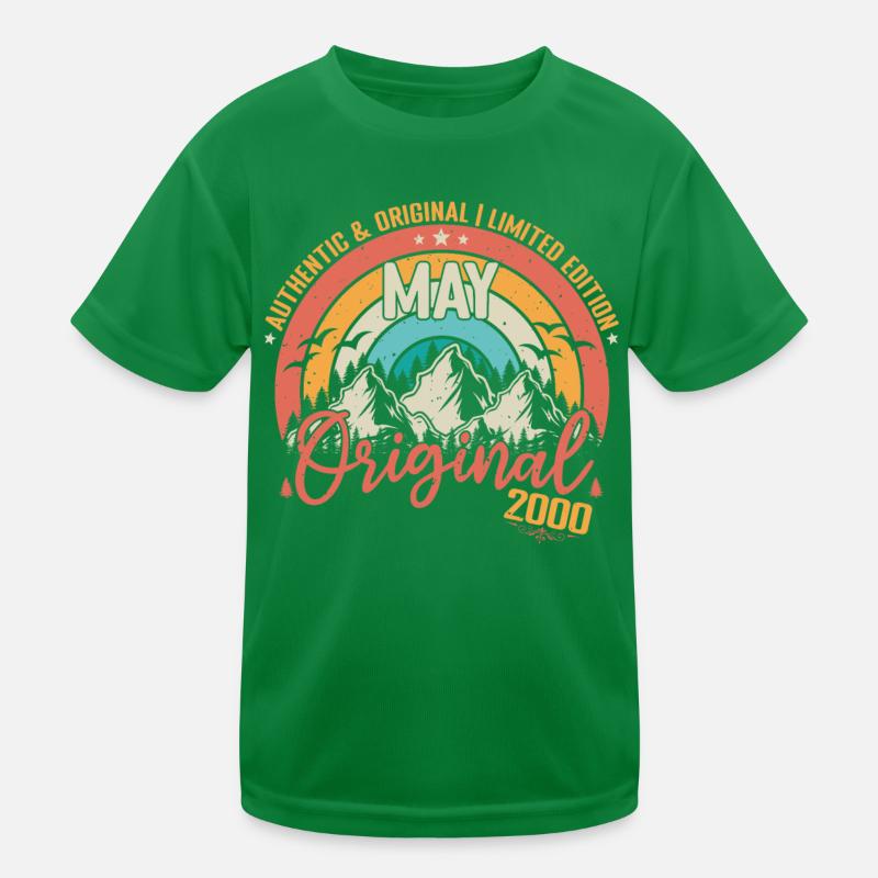 May 2000 May Anniversary 2000 May Original Kids Functional T-Shirt