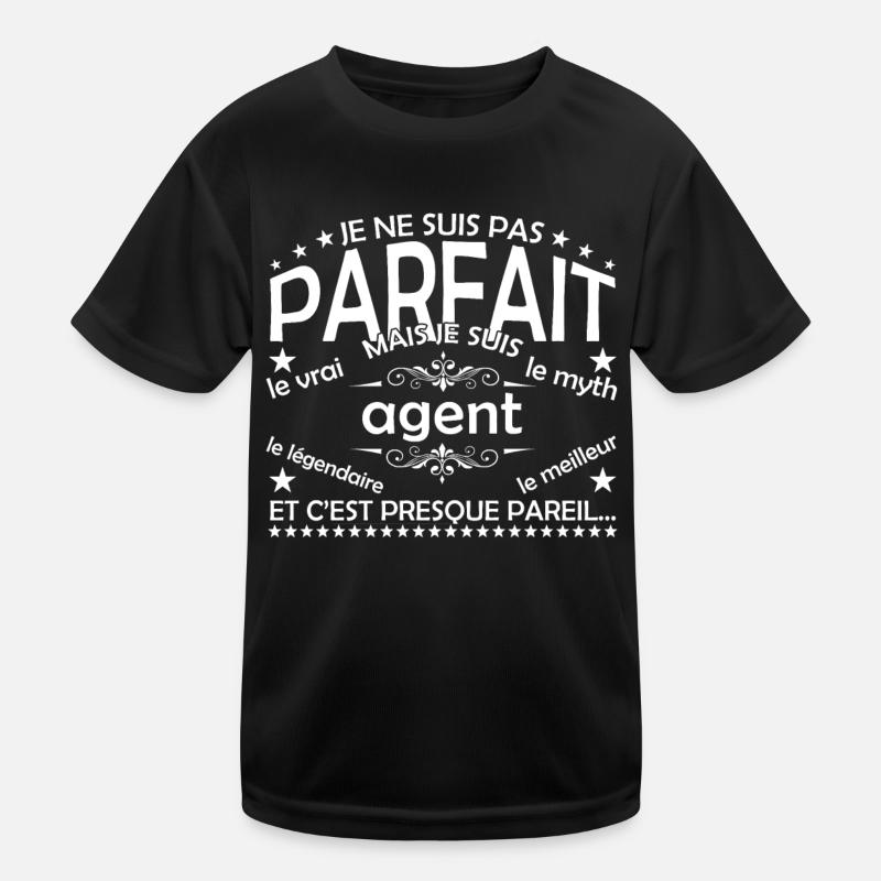Agent the only Agent the real Agent Kids Functional T-Shirt