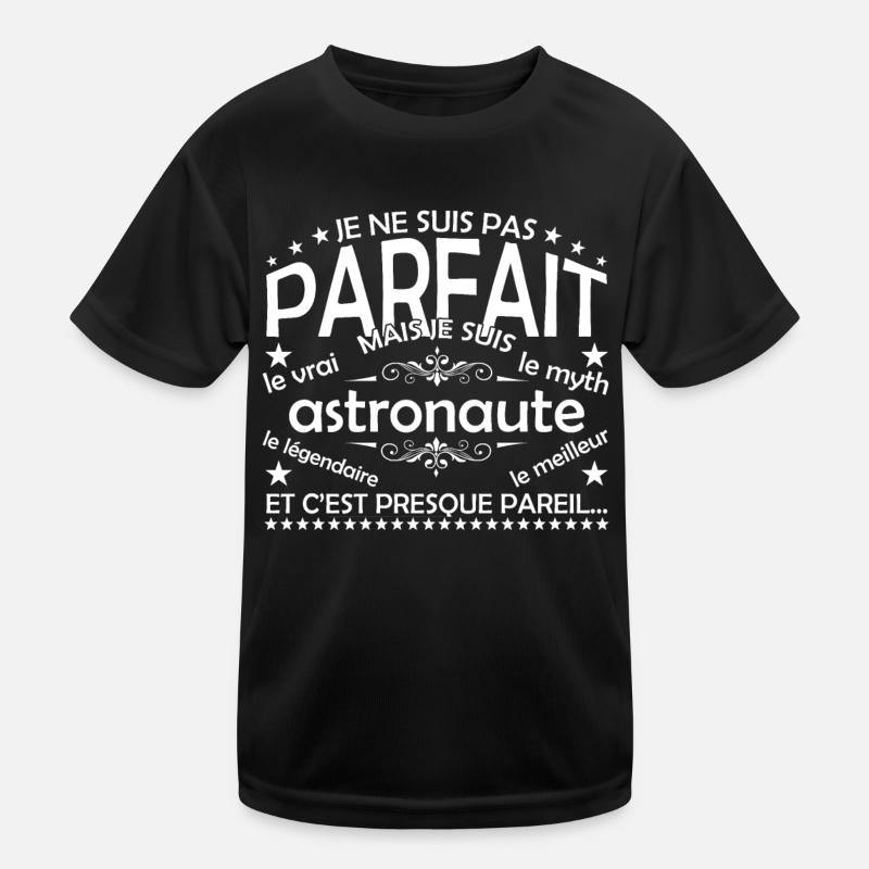 Astronaut der einzige Astronaut der echte Astronaut Kinder Funktions-T-Shirt