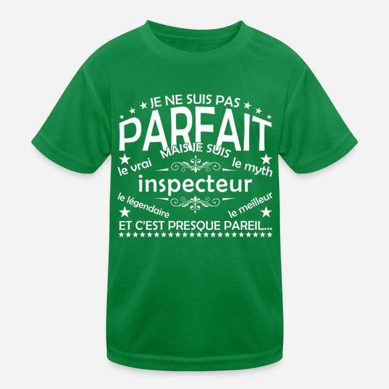 Inspektor der einzige Inspektor der wirkliche Inspektor Kinder Funktions-T-Shirt