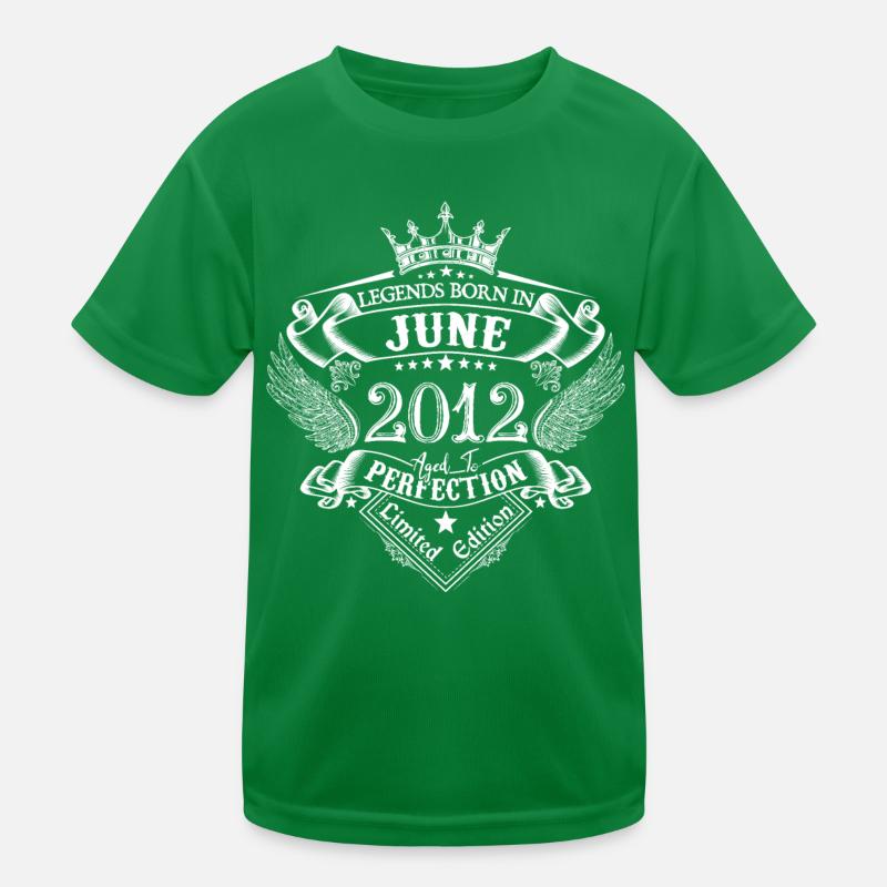 Juni 2012 Geburtstag Juni 2012 Juni Geschenk Kinder Funktions-T-Shirt