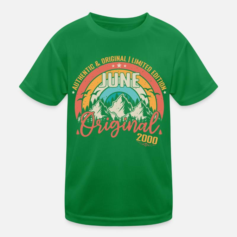 June 2000 June Anniversary 2000 June Original Kids Functional T-Shirt