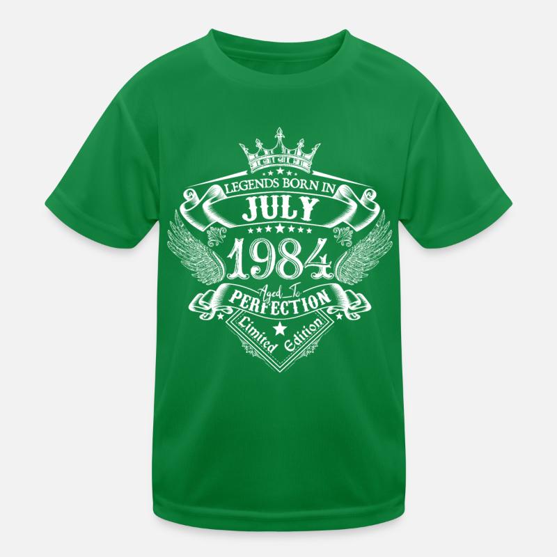 Juli 1984 Geburtstag Juli 1984 Juli Kinder Funktions-T-Shirt