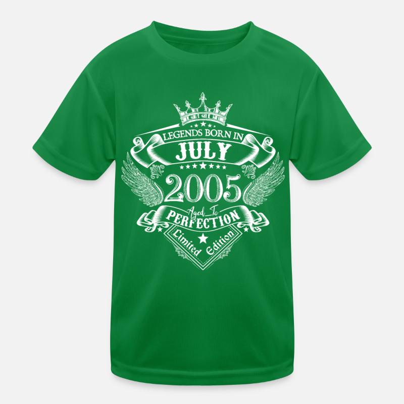 Juli 2005 Geburtstag Juli 2005 Juli Kinder Funktions-T-Shirt