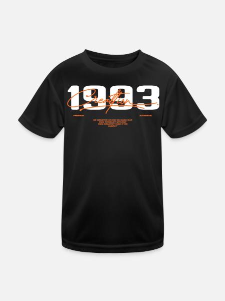 1993 Vintage Retro 1993 Birthday Gift 1993 - Kids Functional T-Shirt - black - Front