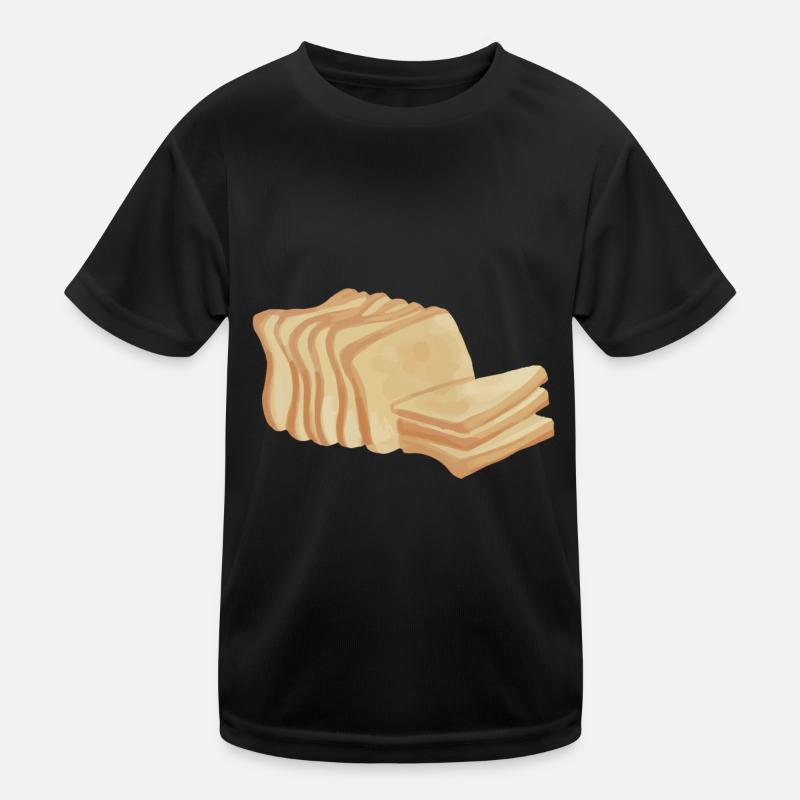 Toast Leib Bread Kids Functional T-Shirt