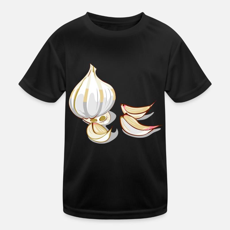 Knoblauch Kinder Funktions-T-Shirt