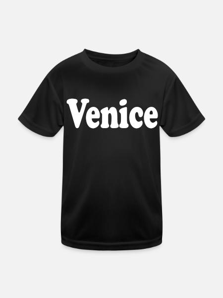 Venise - T-shirt sport Enfant - noir - Devant