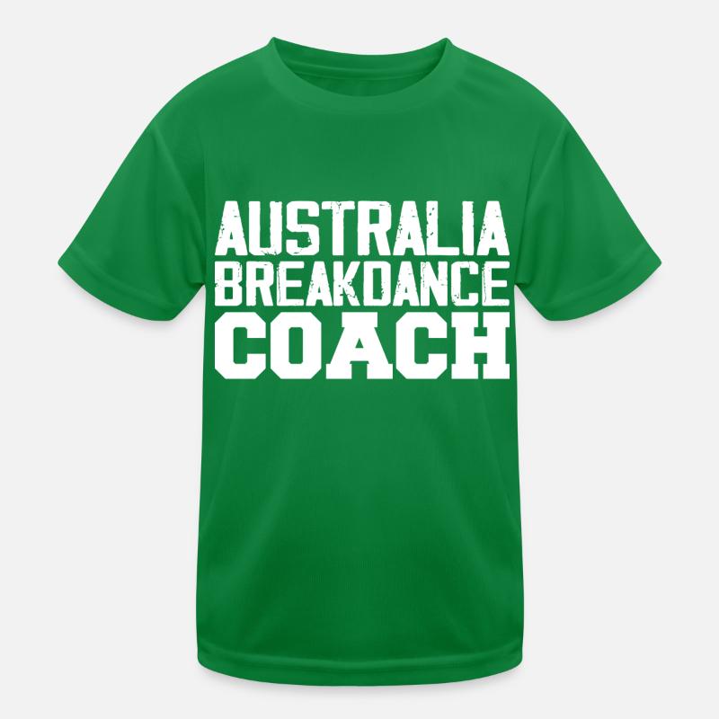 Australia Breakdance Coach T-shirt sport Enfant