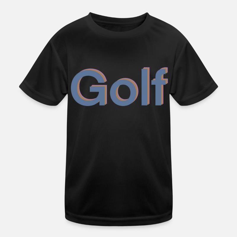 Golf Saying Word Sport 3D Kids Functional T-Shirt