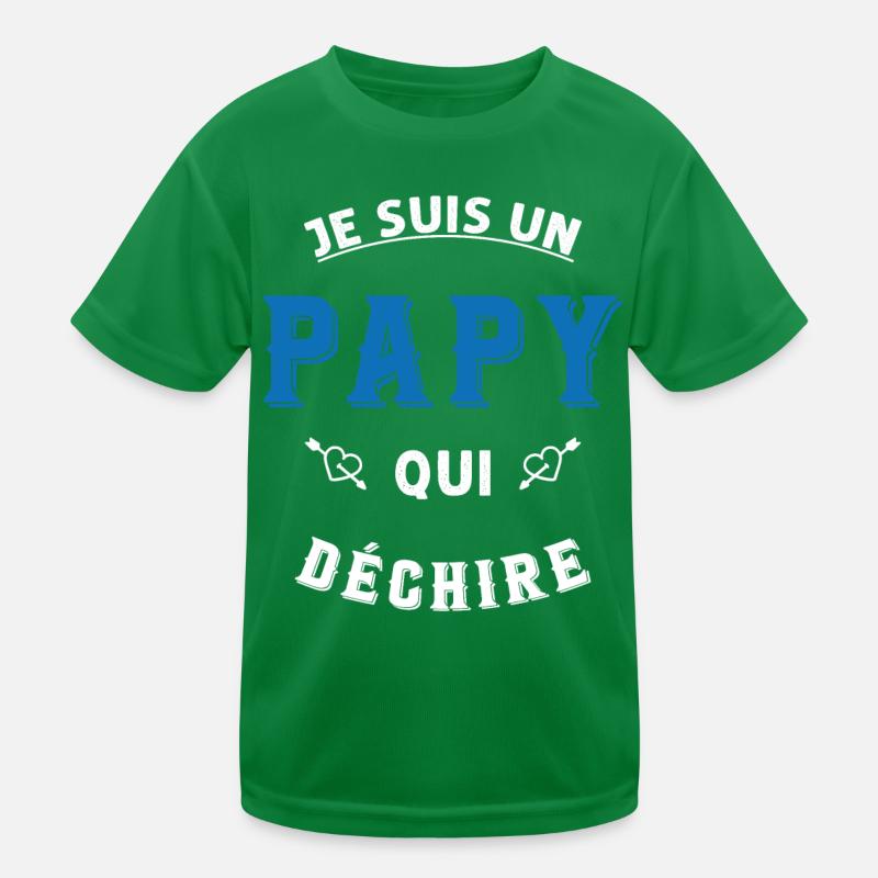 Je suis un papy qui déchire T-shirt sport Enfant