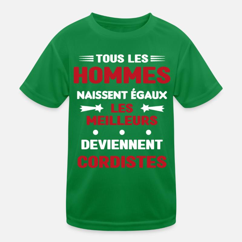 Les Meilleurs Hommes Deviennent Cordistes T-shirt sport Enfant