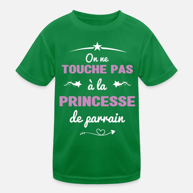 On ne touche pas à la princesse de parrain T-shirt sport Enfant