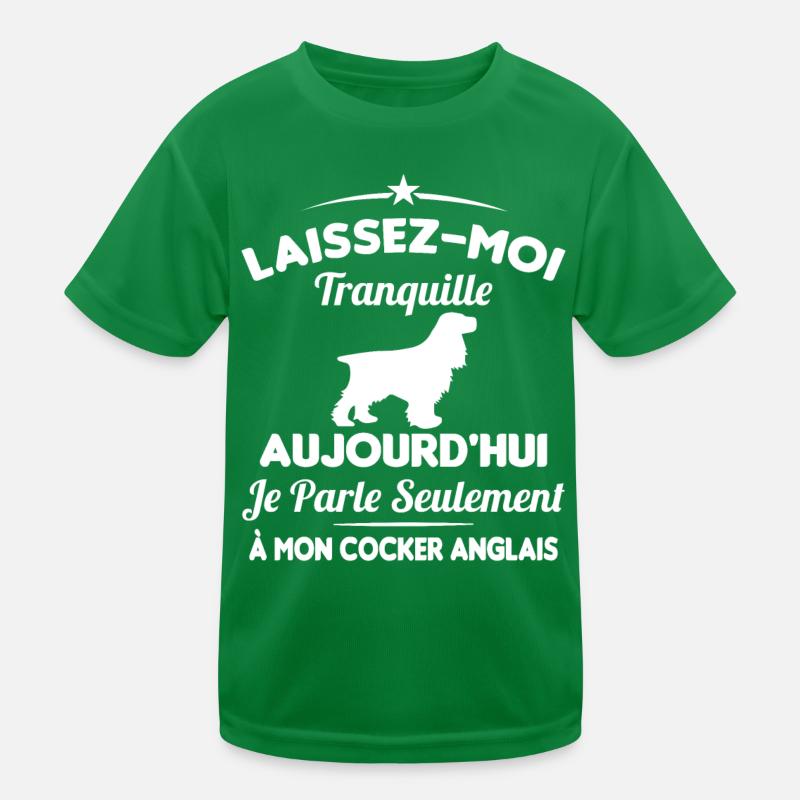 Je parle seulement à mon Cocker Anglais T-shirt sport Enfant