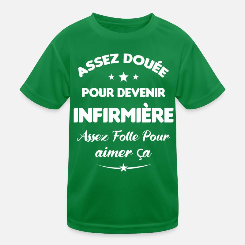 Assez douée pour devenir infirmière cadeau T-shirt sport Enfant