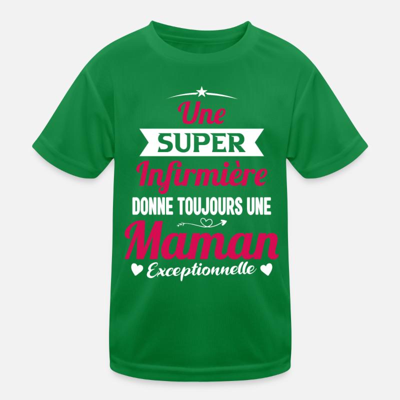 Maman Infirmière exceptionnelle Cadeau T-shirt sport Enfant