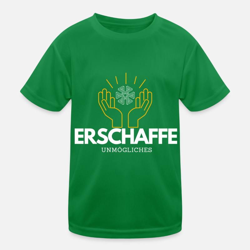 Erschaffe unmögliches Kinder Funktions-T-Shirt