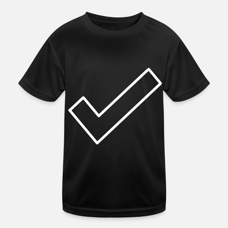 Hook Emoji Sketch Drawing - Kids Functional T-Shirt - black