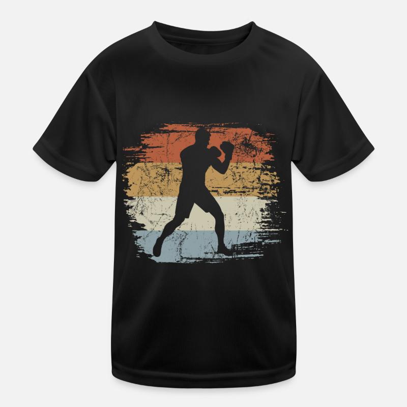 Vintage, Boxe, Arts martiaux, Entraînement de boxe T-shirt sport Enfant