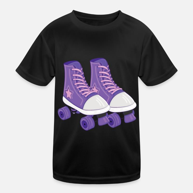 Rollschuh Kinder Funktions-T-Shirt