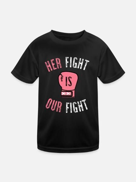 Ihr Kampf ist unser Kampf - Kinder Funktions-T-Shirt - Schwarz - Vorne
