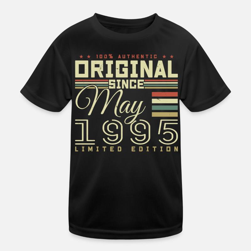 Gift Anniversaire Mai 1995, Gift Mai 1995 Kinder Funktions-T-Shirt