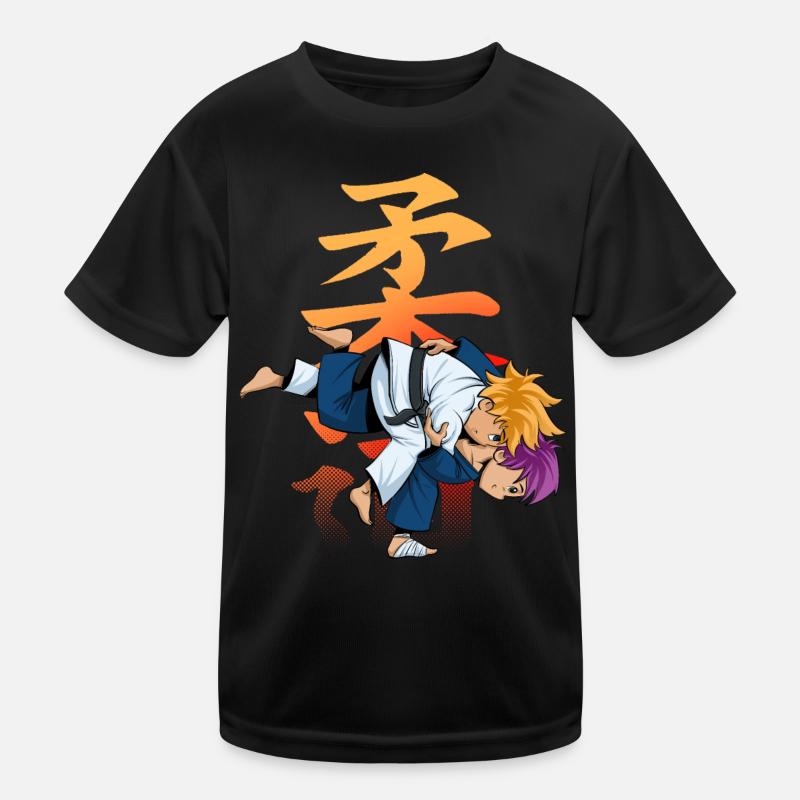 Judo Kinder Kinder Funktions-T-Shirt