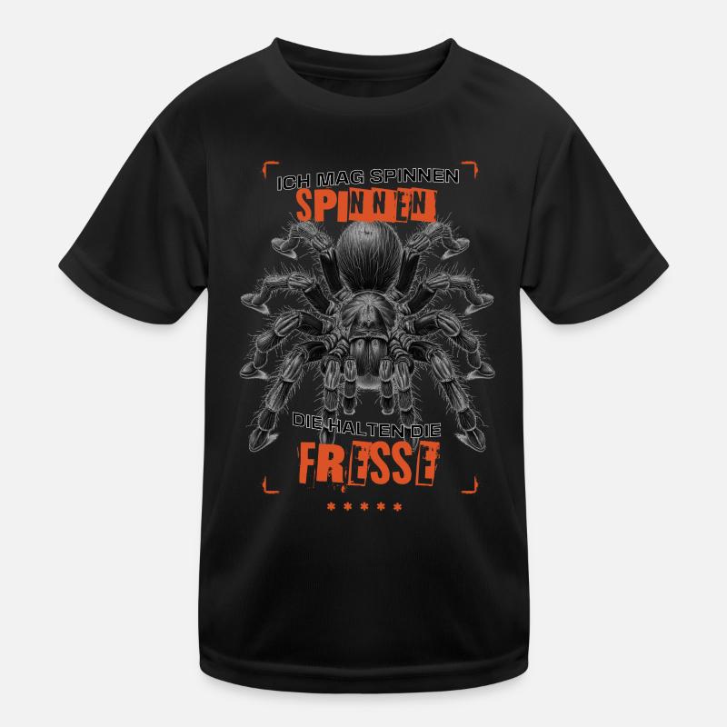 J'aime les araignées qui gardent la bouche fermée Tarentule T-shirt sport Enfant