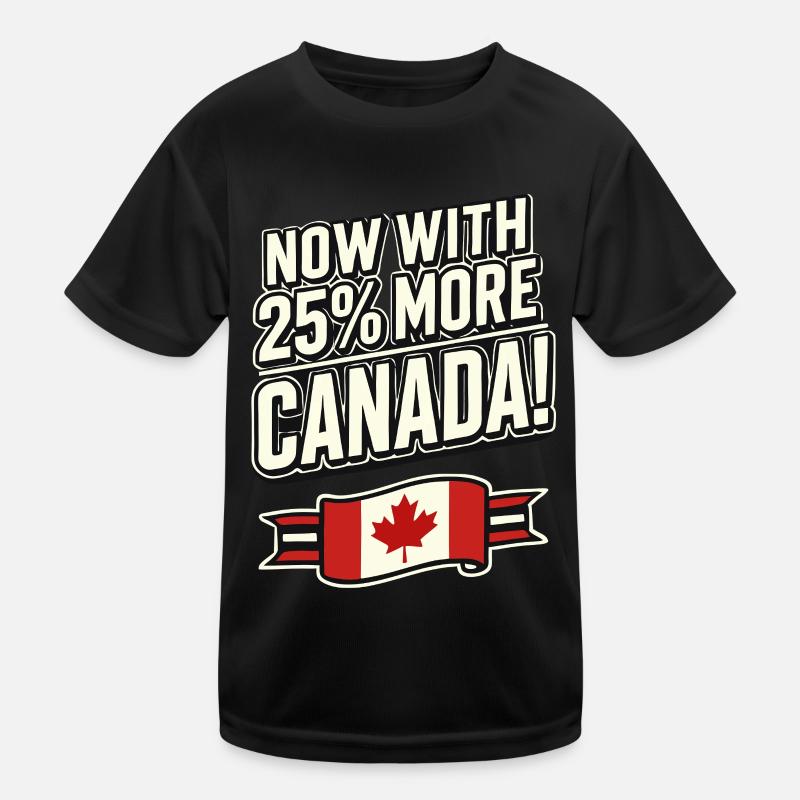 Nu med 25 % mere Canada – Trade Tariff Satire Funktionsshirt til børn