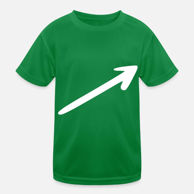 Flèche dessin esquisse blanc T-shirt sport Enfant