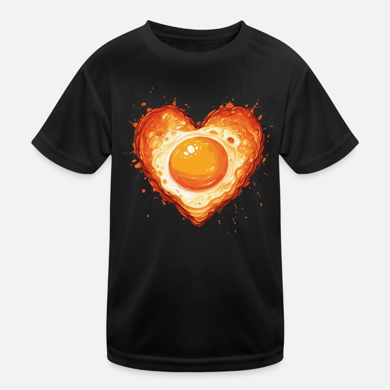 L’œuf au plat, c’est l’amour T-shirt sport Enfant