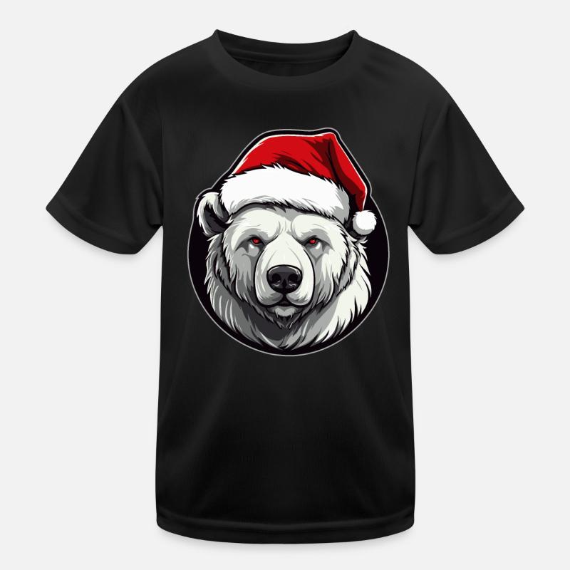 Noël de l’ours polaire T-shirt sport Enfant