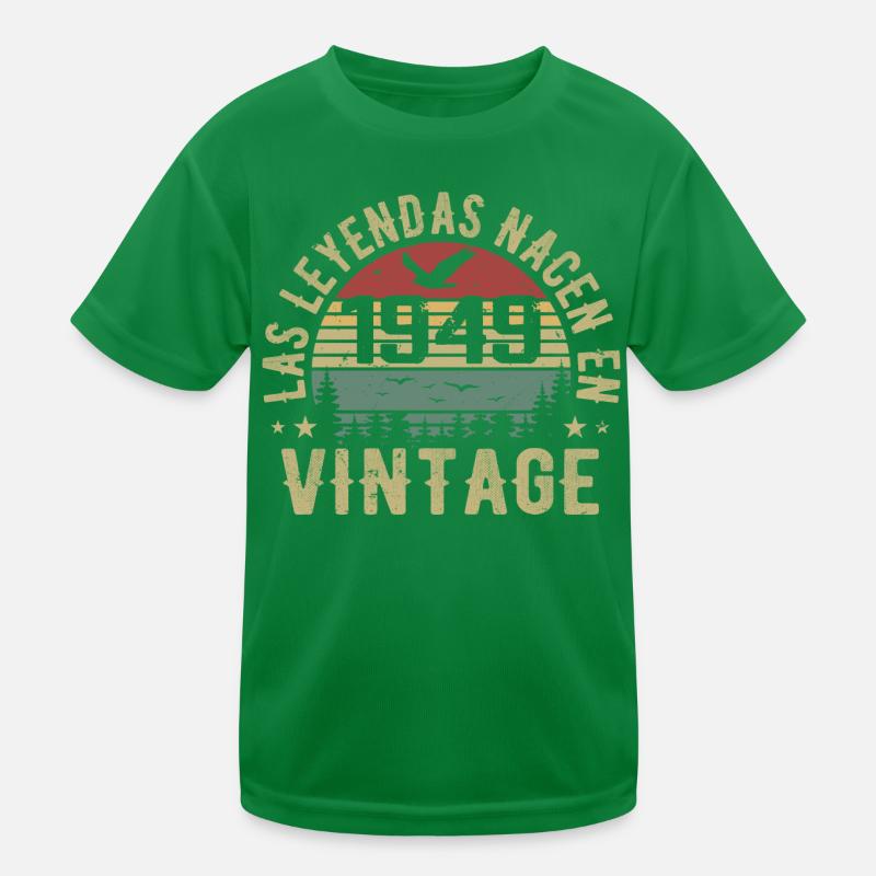 Legenden sind geboren 1949 Geburtstagsgeschenk 1949 Kinder Funktions-T-Shirt