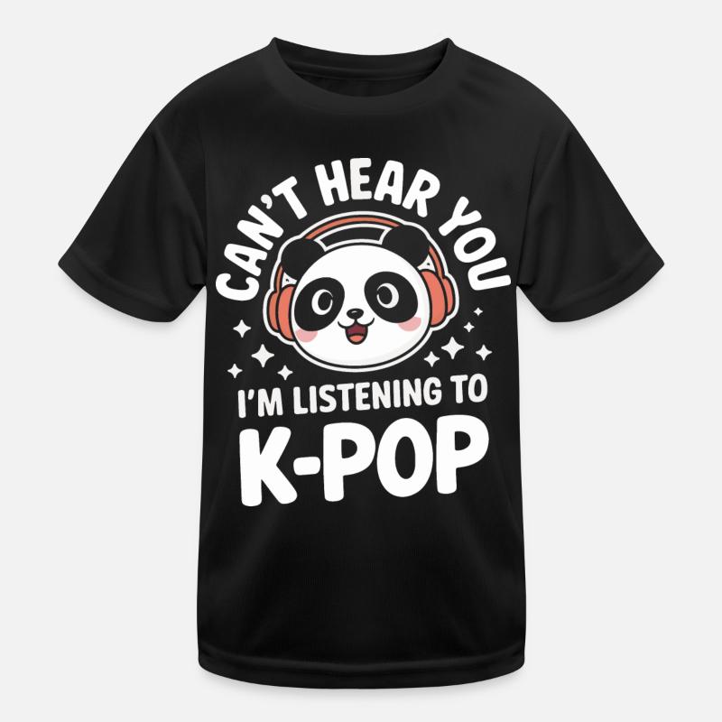 K-Pop Music Korean Pop Kids Functional T-Shirt