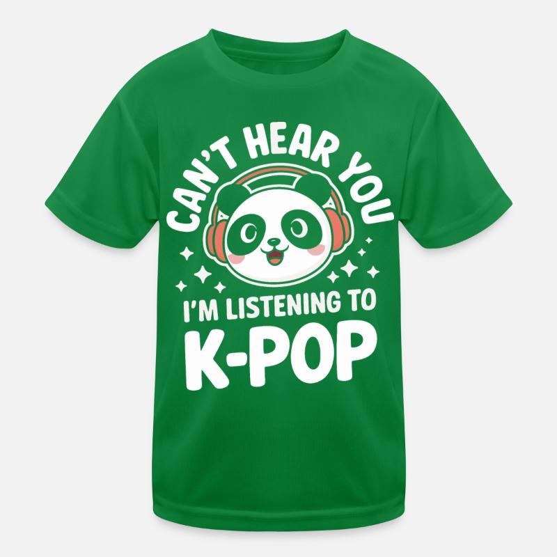 Musique K-Pop Pop Coréenne T-shirt sport Enfant