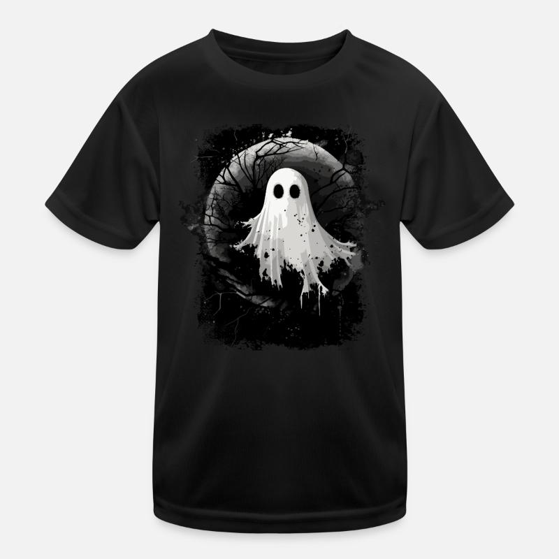 Drôle de drap de lit fantôme T-shirt sport Enfant