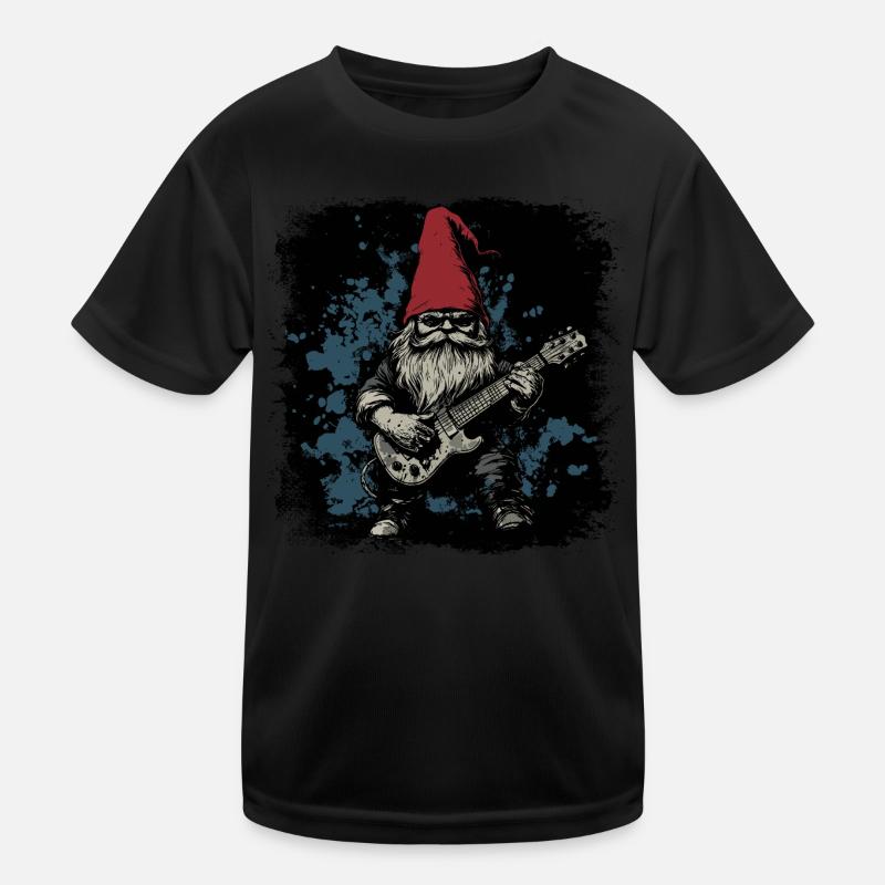 Gartenzwerg Rocker Kinder Funktions-T-Shirt