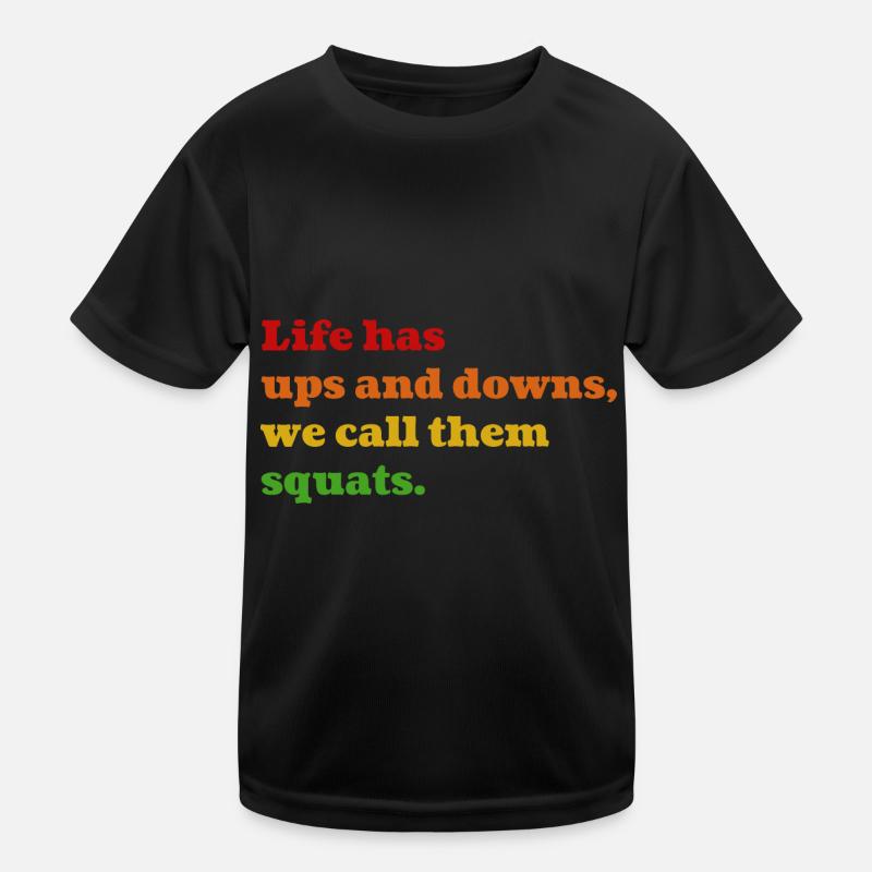 Squat Life Kinder Funktions-T-Shirt