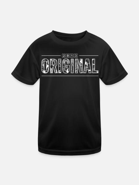 Original 2013 Cadeau Anniversaire 2013 retro 2013 - T-shirt sport Enfant - noir - Devant