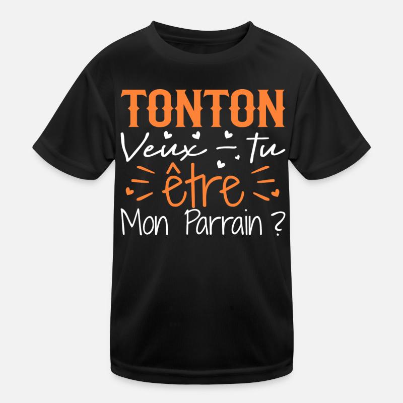 Onkel: Willst du Mein Pate sein? Kinder Funktions-T-Shirt