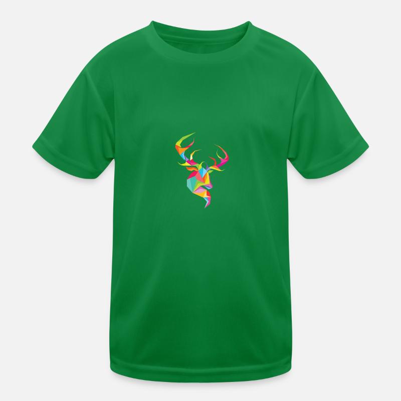 Tête de cerf T-shirt sport Enfant
